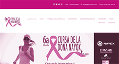 Desktop Screenshot of cursadeladonalleida.com